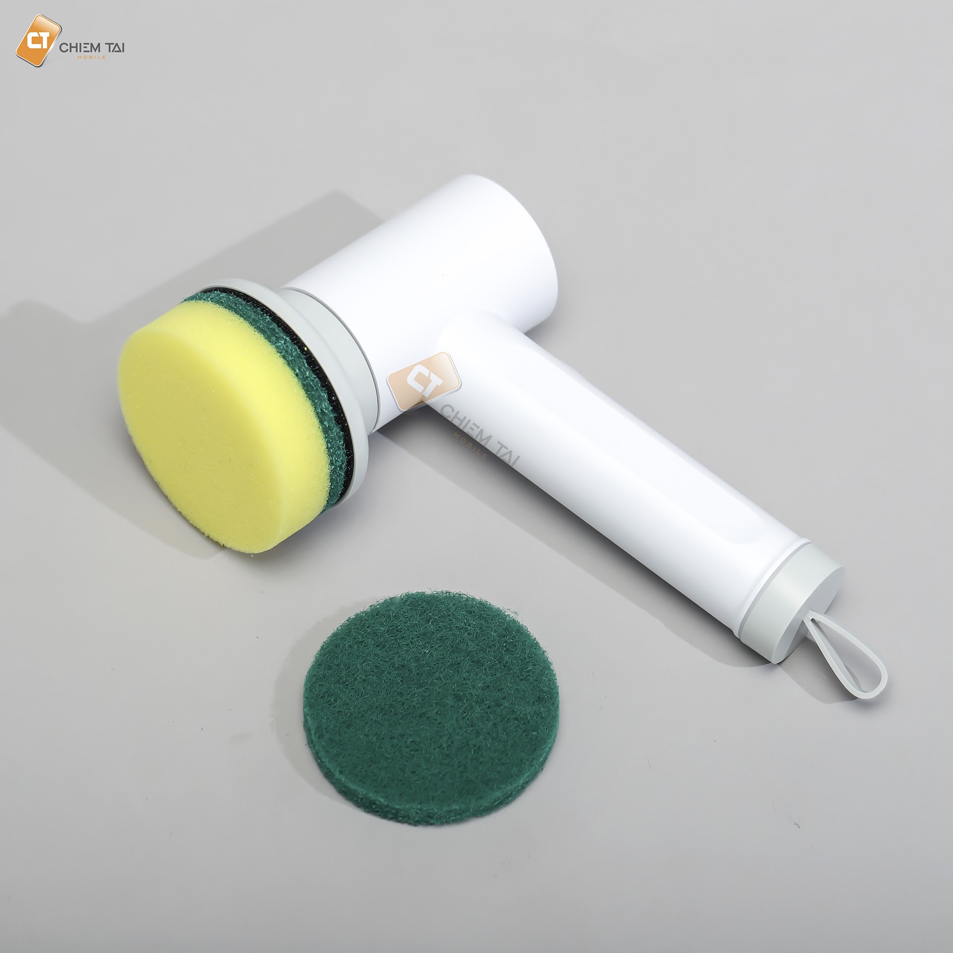 Máy Cọ Rửa Điện Đa Năng Pin Sạc USB, Chống Nước, Bàn Chải Vệ Sinh Bếp, Bồn Rửa, Nhỏ Gọn Tiện Lợi