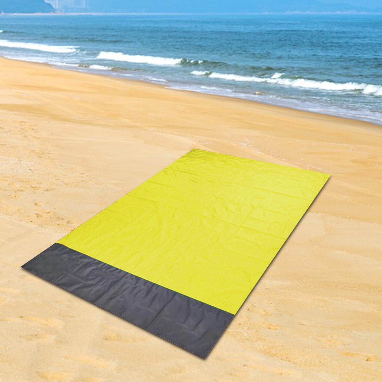 Pocket Picnic Blanket 210x200cm Garden Sheet Large Picnic Mat Compact Portable Rug Beach Mat for Hiking Festival Grass Activities