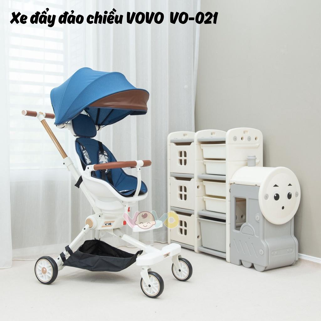 Xe Đẩy Gấp Gọn Đảo Chiều Vovo VO-021, Hàng Cao Cấp Cho Bé Mẫu Mới 2022