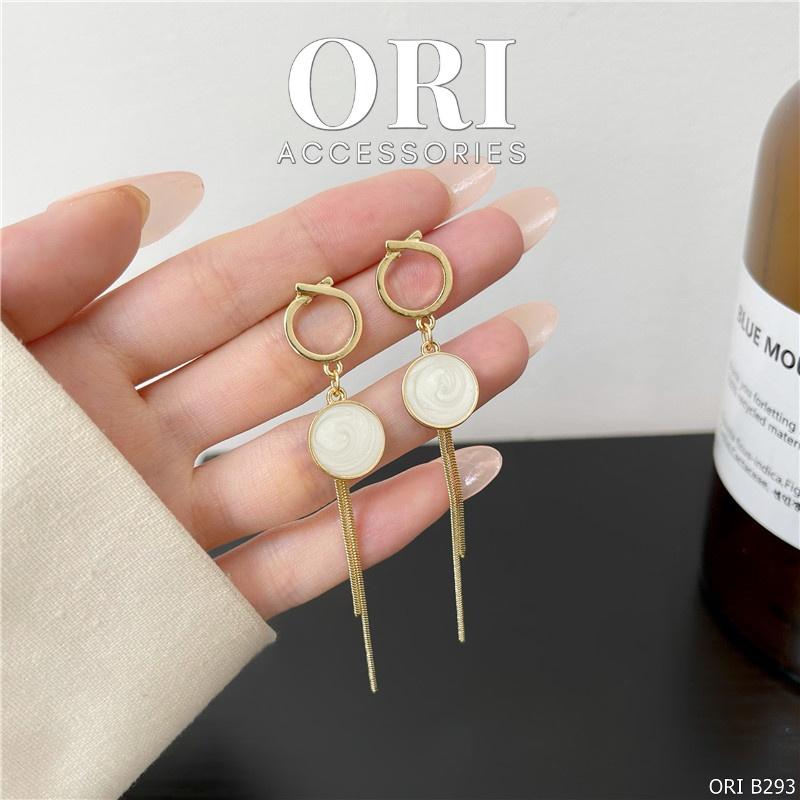 Bông tai nữ thời trang dáng dài Alva độc đáo sang trọng ORI ACCESSORIES B293