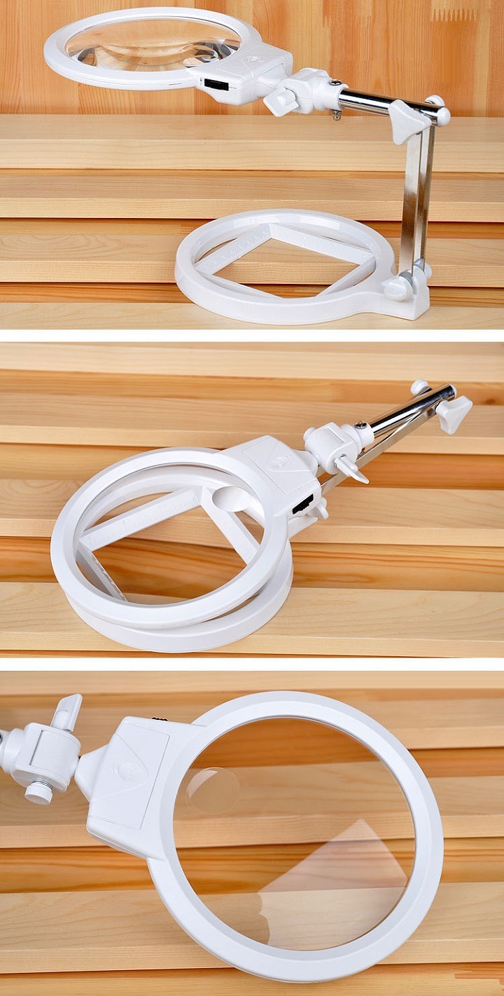 Kính lúp đọc sách báo để bàn chất lượng cao 3B-1A