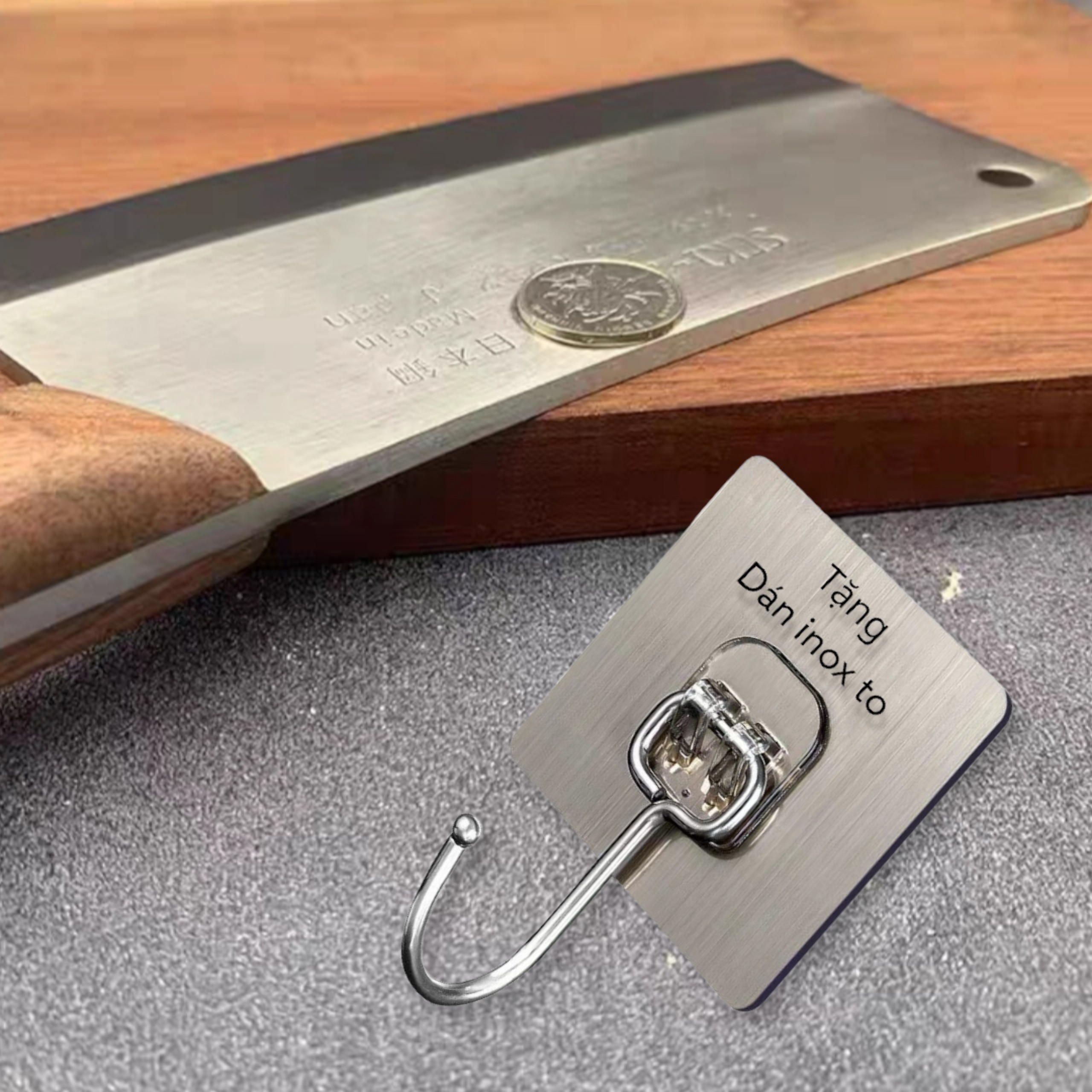 Dao Chặt Nhật Cán Gỗ Xương Gà/ Dao chặt Đại Cao Cấp Chặt Gà,Chặt Xương