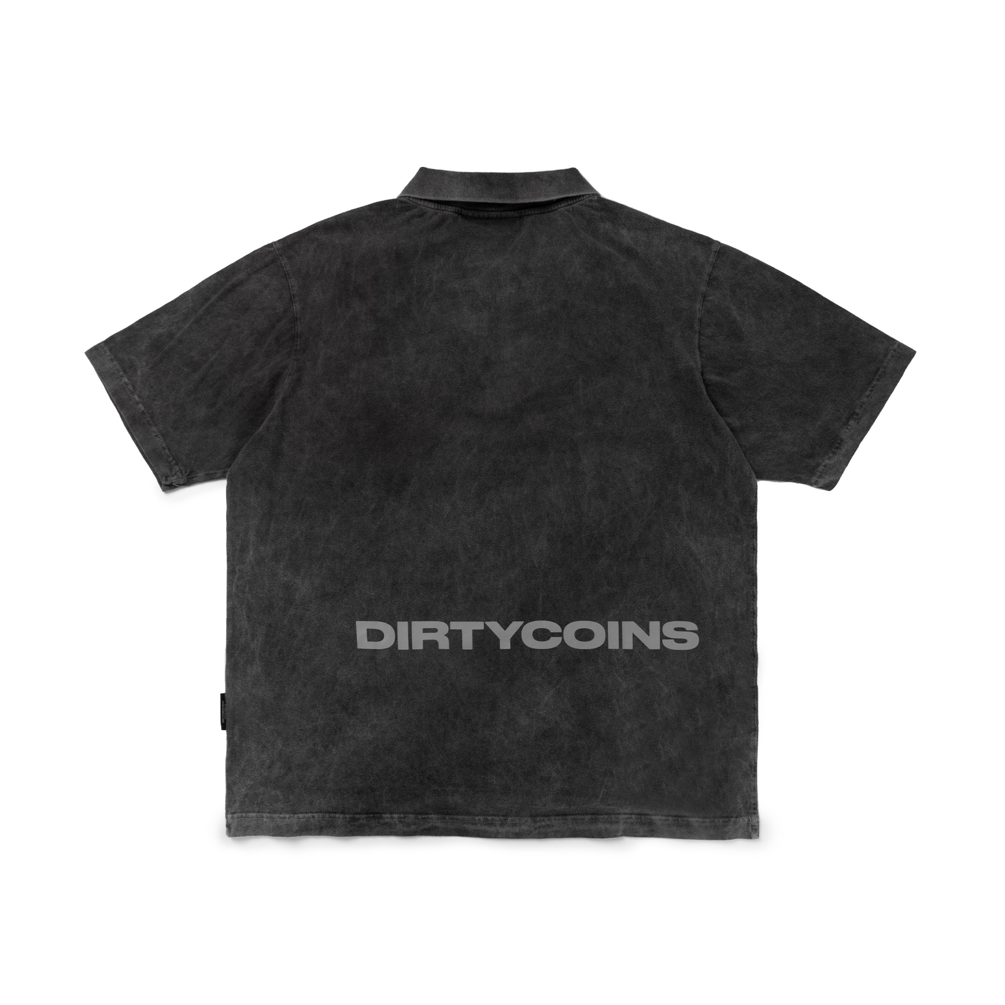 Áo Thun DirtyCoins Club Wash Polo - Grey