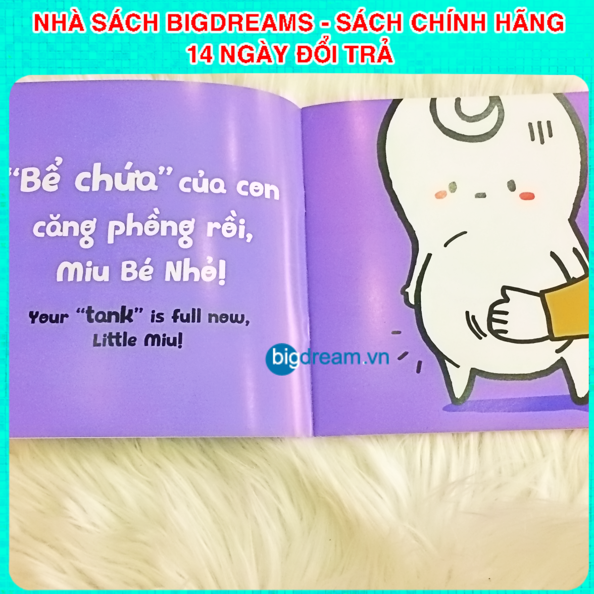 BẢN MỚI SONG NGỮ Miu Bé Nhỏ Đừng Tè Bậy Nhé! Phần 1 Ehon Kĩ Năng Sống Cho Bé 1-6 Tuổi Miu miu tự lập hiểu chuyện