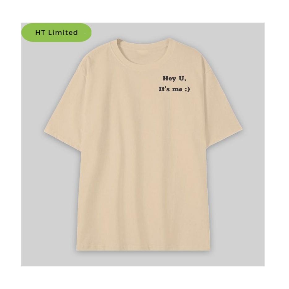 Áo thun thiết kế Unisex Hey U, Cotton Cao Cấp 100%