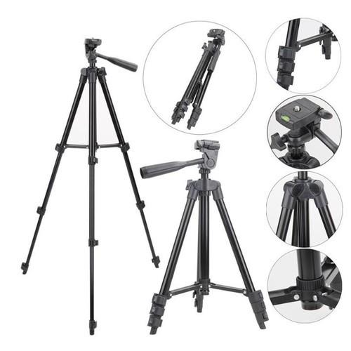 Chân máy ảnh Tripod 3120 tặng Giá kẹp điện thoại, REMOTE và Túi đựng