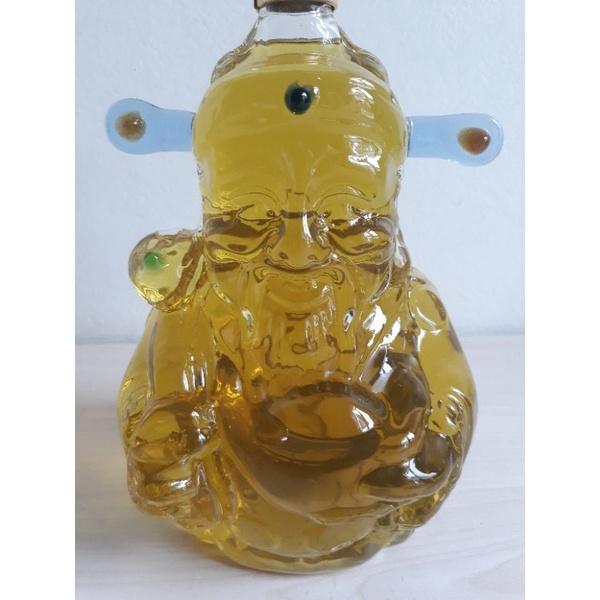 Bình đựng ruou thủy tinh hình ông thần tài 1000ml
