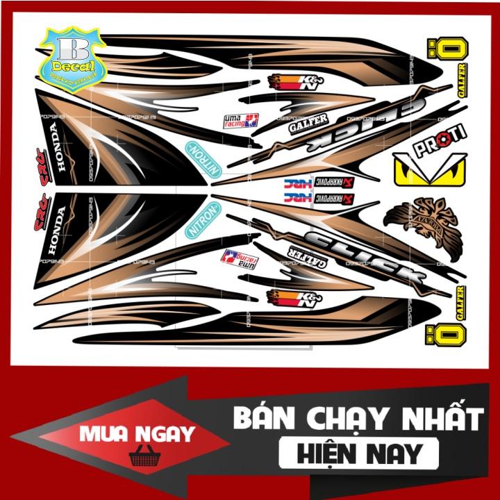 Tem rời dành cho click 110 đen vàng đồng