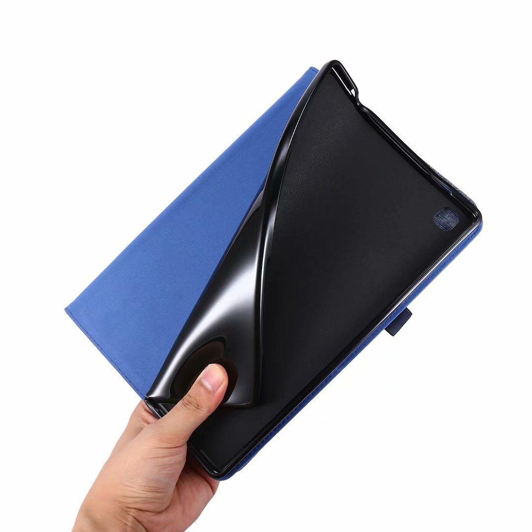 Bao da máy tính bảng nắp lật họa tiết sợi vải kiêm giá đỡ chống rơi Samsung Tab A7 10.4 inch T500 / T505 / T507 2020