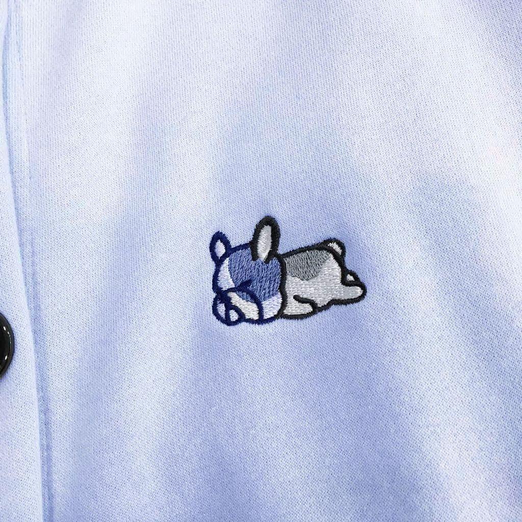 Áo khoác nam nữ áo bomber Cardigan PUPPY LAZY unisex form rộng freesize ST72 - babitrendy