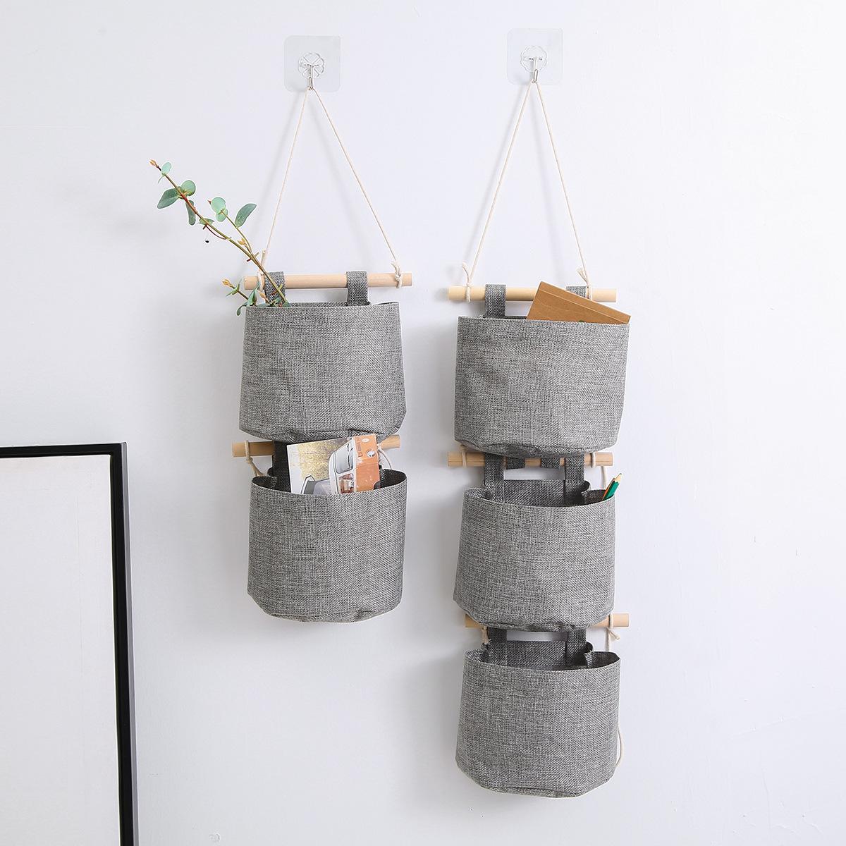 Bộ 3 túi treo túi lưu trữ có thể kết hợp tự do treo tường tổ chức treo cửa túi đựng dụng cụ có thể tháo rời, thiết thực và tiết kiệm không gian, không có mùi nhựa