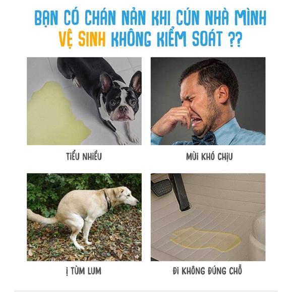 Tã Lót Chuồng Cho Chó đủ 4 kích cỡ từ S-XL (5 miếng)