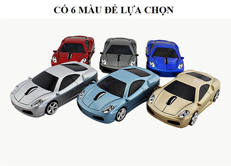 Chuột Máy Tính Không Dây Mô Hình Siêu Xe V-3