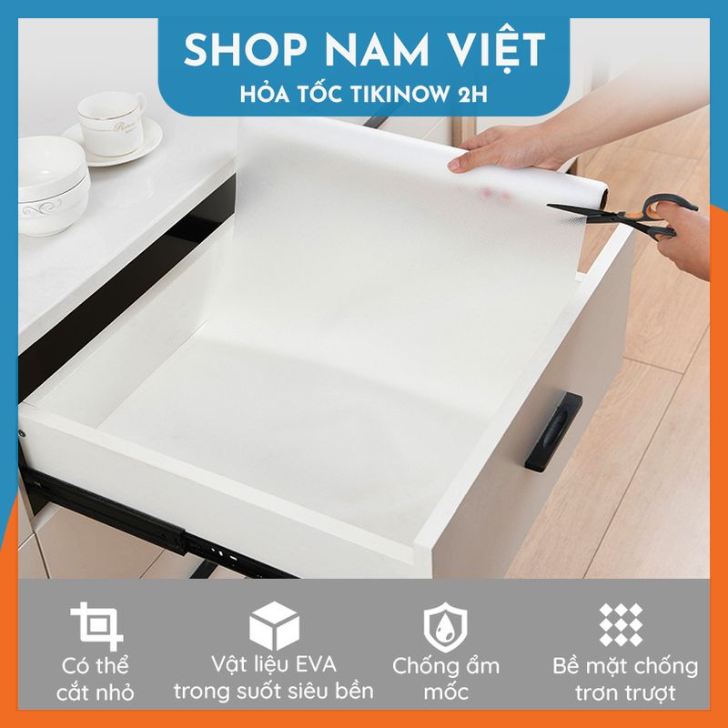 Tấm Lót Tủ Lạnh, Tủ Bếp, Tủ Quần Áo Nhựa EVA Dễ Dàng Vệ Sinh