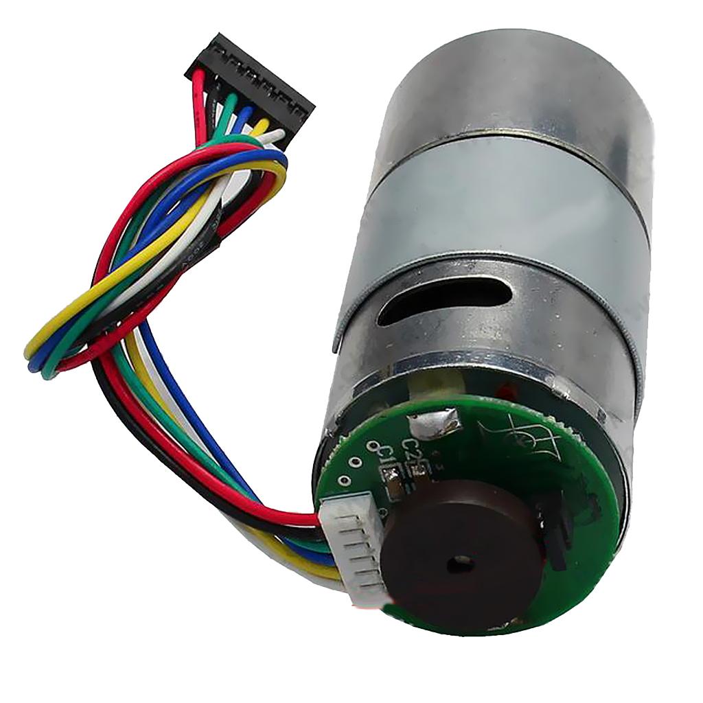 37GB545 15RPM DC Gearbox Motor 24V Small Electric Gear Motor High Torque Metal Reduction Gearbox Motor with Encoder