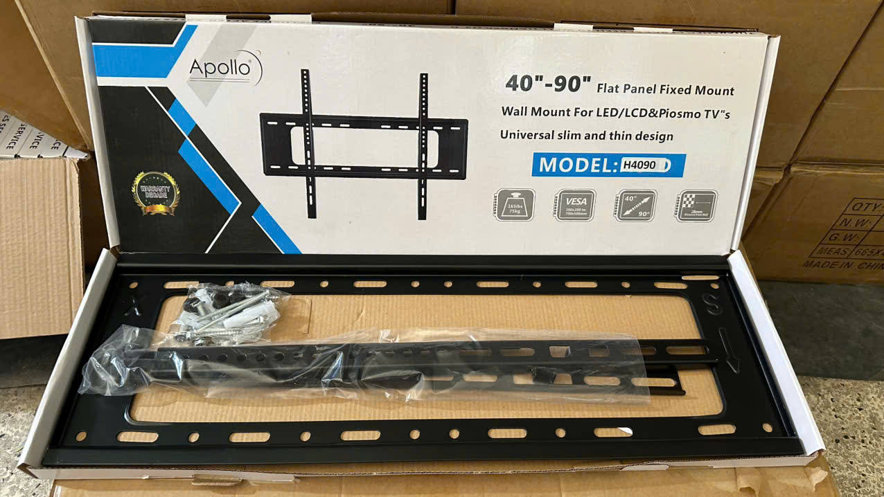Khung Treo Tivi 40"-90" Tải Trọng 75kg H4090 Hỗ Trợ Tivi Chuẩn VESA 200x400mm Dễ Lắp Đặt Cho Mọi Không Gian - Hàng nhập khẩu