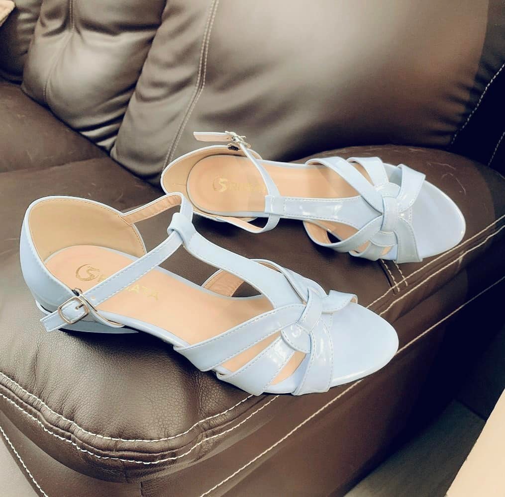 Giày sandal nữ quai đan, da bóng cao cấp ROSATA RO392 - HÀNG VIỆT NAM - BKSTORE