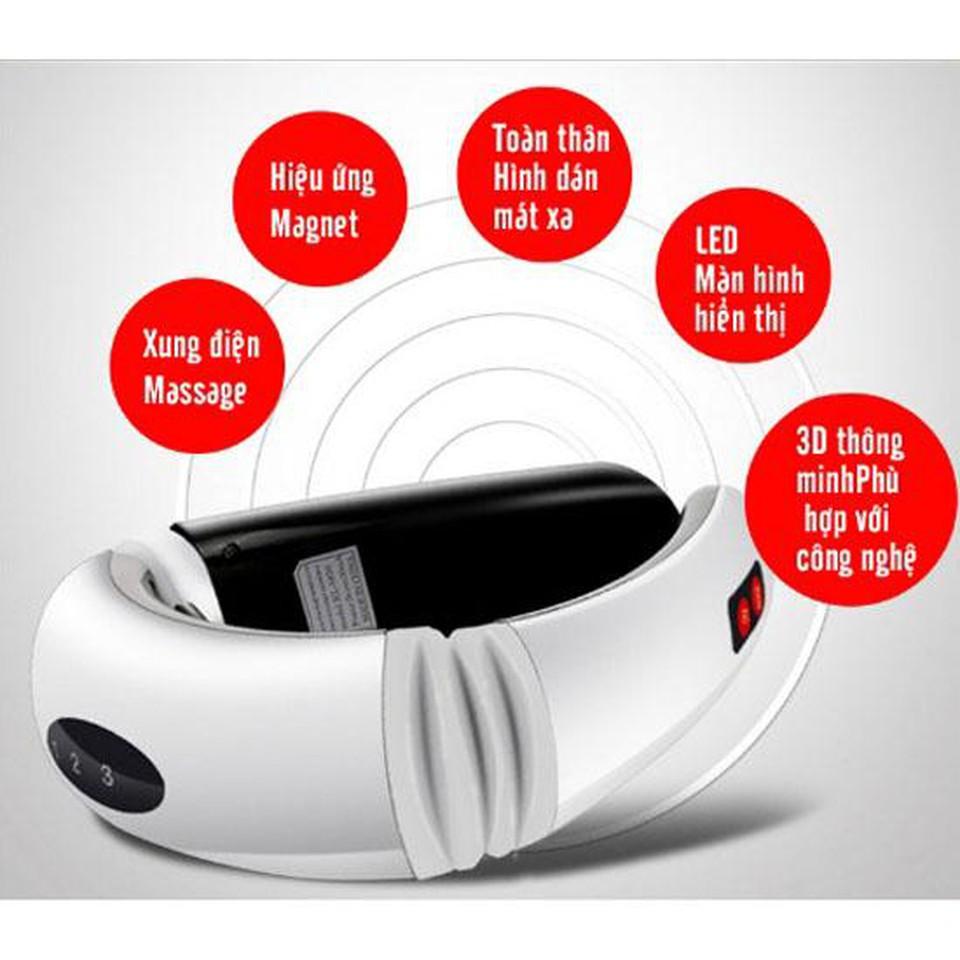Máy Massage Cổ Vai Gáy KL5830, máy mát xa xung điện từ trường cân bằng âm dương cao cấp giảm đau mỏi