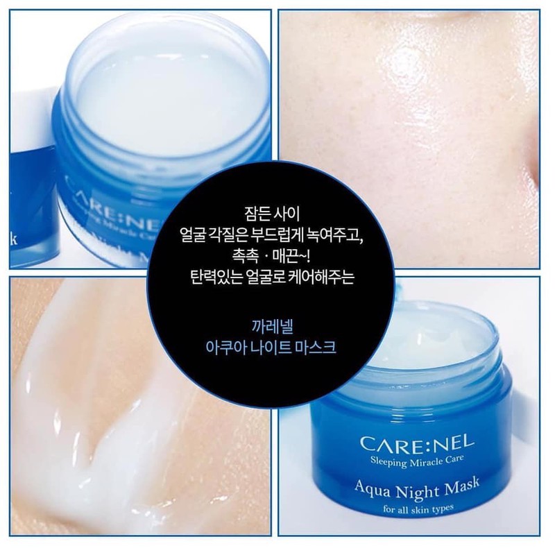 Mặt Nạ Ngủ Cấp Ẩm Aqua Night Mask Care:nel 15ml ( 1 hũ )