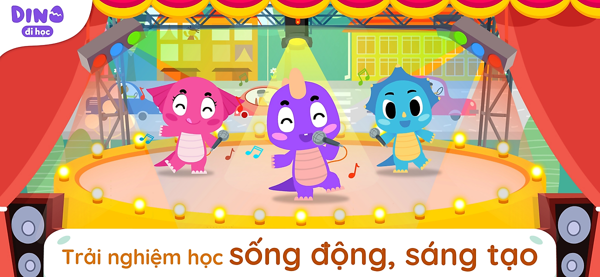 Ứng dụng giáo dục sớm tiền tiểu học Dino đi học phát triển tư duy cho trẻ 3-6 tuổi - Gói 6 tháng
