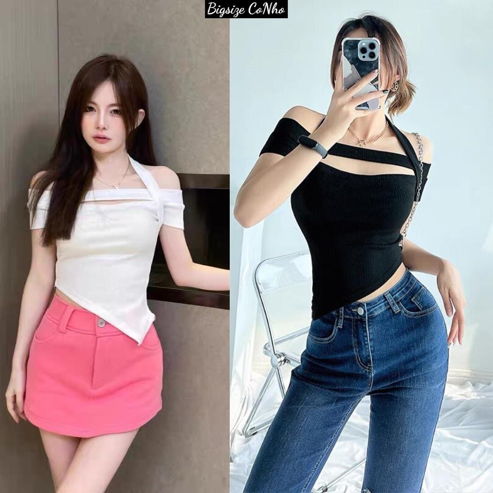 Áo thun bigsize nữ thời trang kiểu hot treand tay ngắn mùa hè mặc được nhiều kiểu cho nàng Chuppy G30 - Xanh