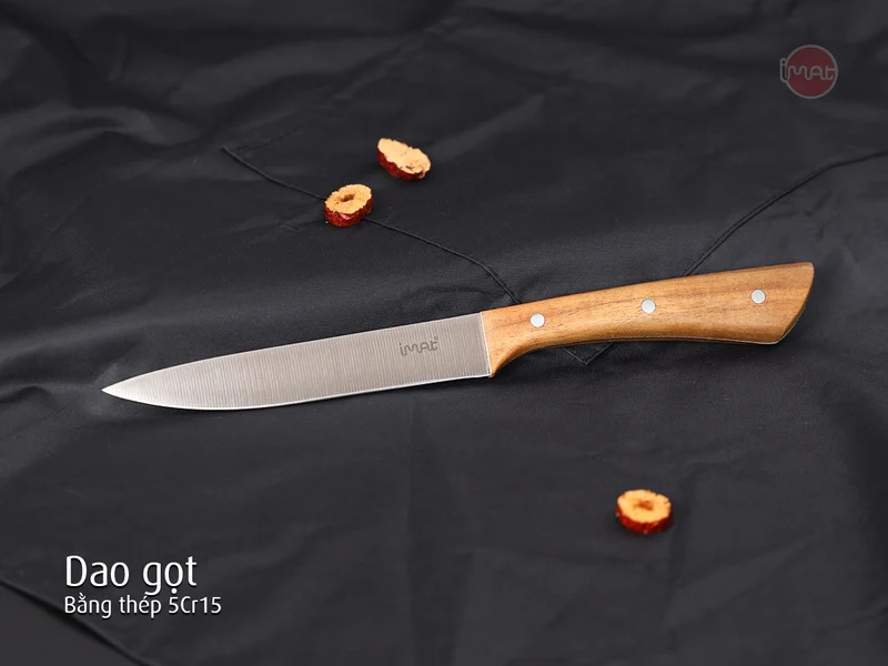 Bộ 4 dao cán gỗ thép không gỉ iMat