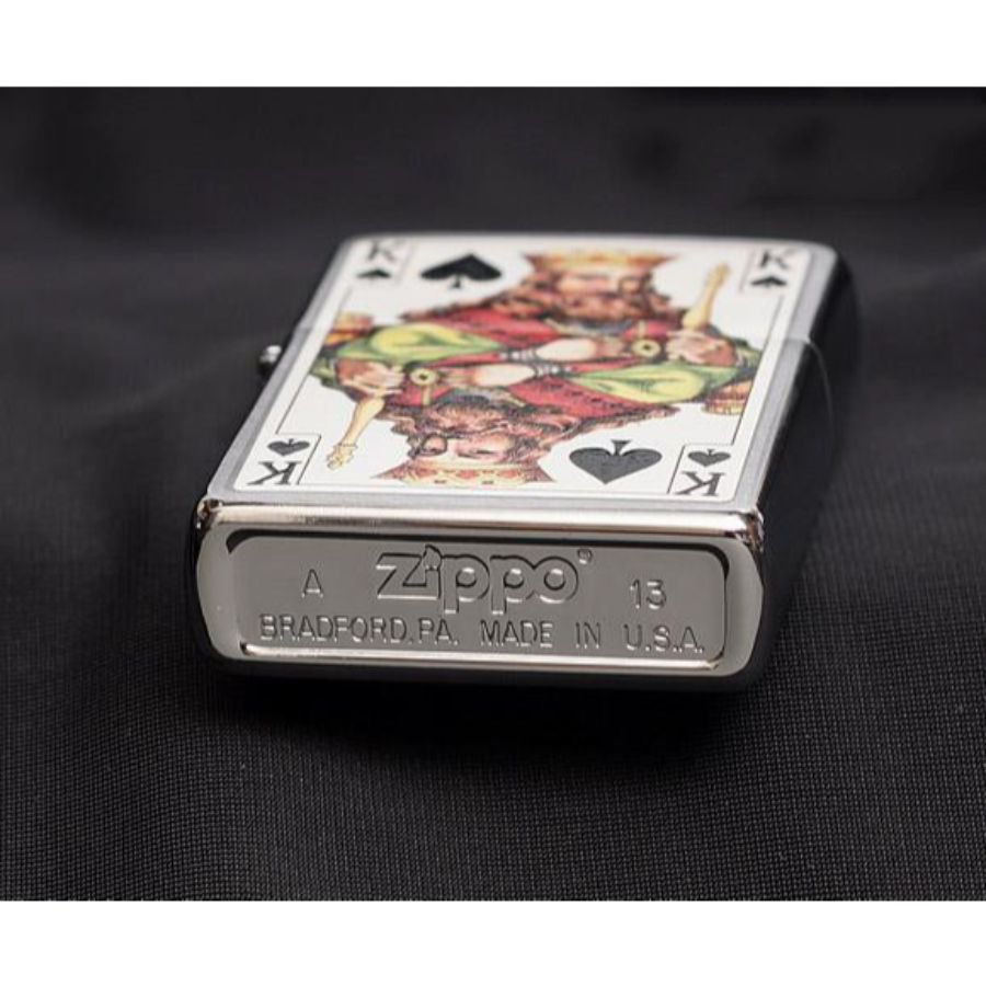 Bật Lửa Zippo 28489 – Zippo King Brushed Chrome