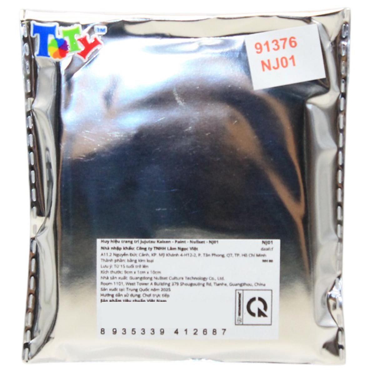 Huy Hiệu Trang Trí Jujutsu Kaisen - Paint - Nullset - ToTy NJ01 (Mẫu Sản Phẩm Bên Trong Là Ngẫu Nhiên)