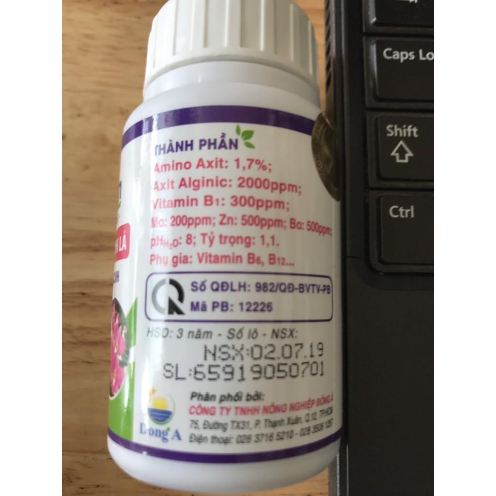 Phân bón sinh học AMI GREEN giải độc cây trồng. Tốt rễ, bật mầm, xanh lá chai 100ml