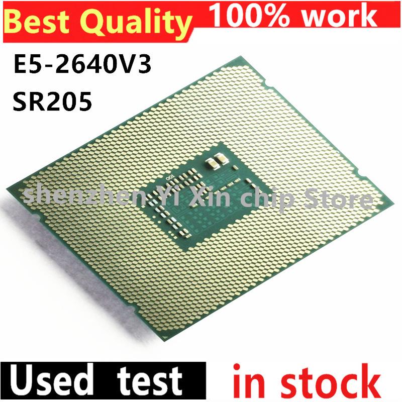 Được sử dụng cho Intel Xeon E5 2640 V3 Bộ xử lý SR205 2.6GHz 8 lõi 90W ổ cắm LGA 2011-3 CPU E5 2640V3