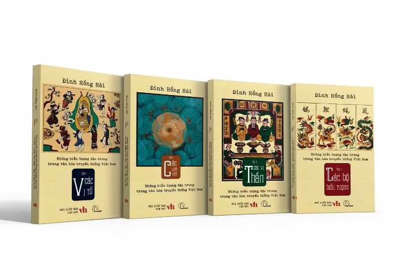 Bộ sách Những biểu tượng đặc trưng trong văn hóa truyền thống Việt Nam (4 tập) – Đinh Hồng Hải: Các Bộ Biểu Tượng + Các Vị Thần + Các Linh Vật + Các Vị Tổ