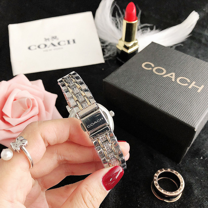 Đồng hồ nữ Coach New York Business Thời trang Đồng hồ nữ Dây thép Cao Cấp