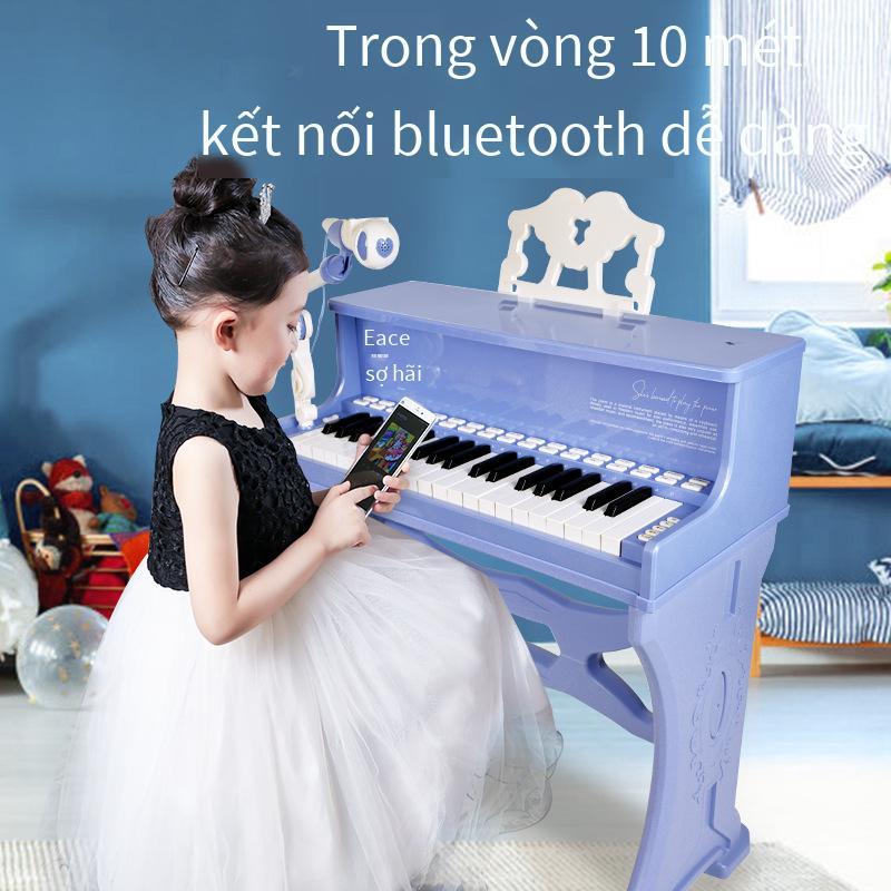 Giao hàng nhanh Đồ chơi đàn piano cho trẻ em Đàn organ điện tử Cô bé mới bắt đầu Micrô đa chức năng có thể chơi được 3 Baby 1 Món quà sinh nhật đầu tiên