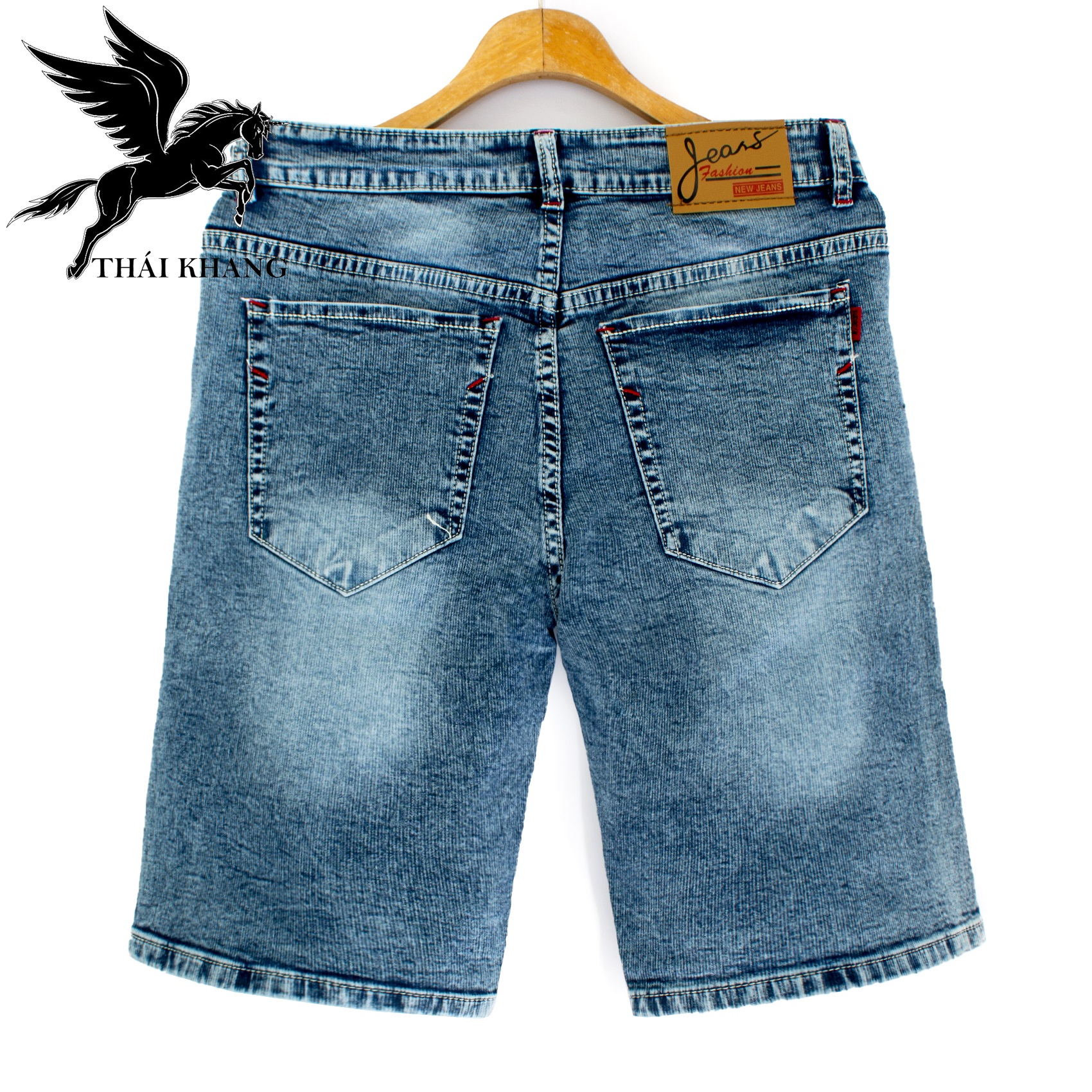 Quần short jean nam cao cấp vải CO GIÃN hàng đẹp chuẩn form ôm loại quần bò nam co giãn