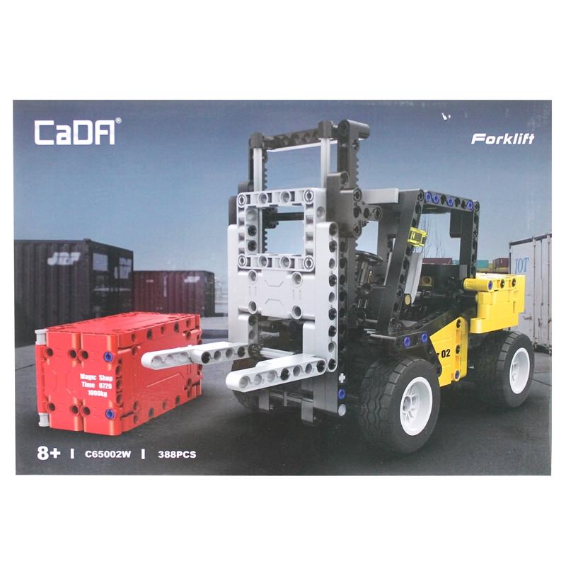 Đồ Chơi Lắp Ráp Xe Nâng Kỹ Thuật Forklift - CaDA C65002W (388 Mảnh Ghép)