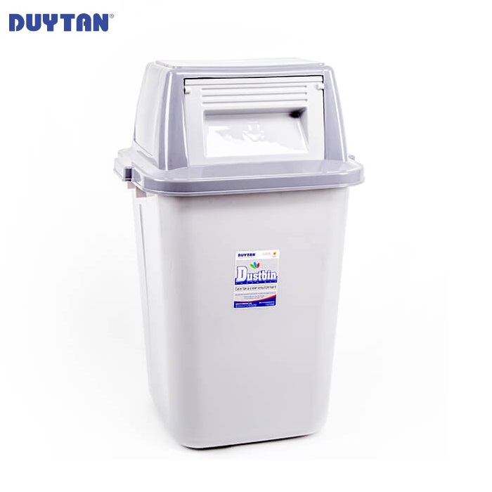 Thùng rác nắp lật đại nhựa Duy Tân - 21622 - Giao màu ngẫu nhiên - Hàng chính hãng