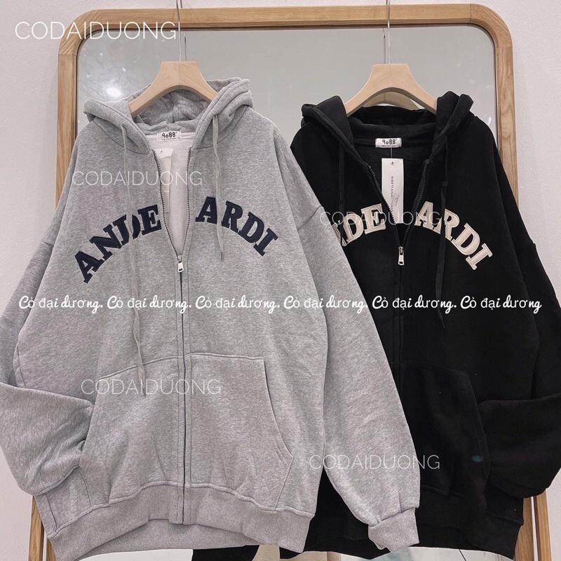 áo khoác nỉ ANDE - xanh,freesize dưới 65kg