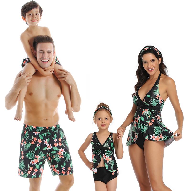 Họ Phù Hợp Với Đồ Bơi Cha Con Trai Quần Bơi Mẹ Con Gái Bikini Phù Hợp Với Mẹ Bố Và Tôi Đồ Bơi Áo Gia Đình