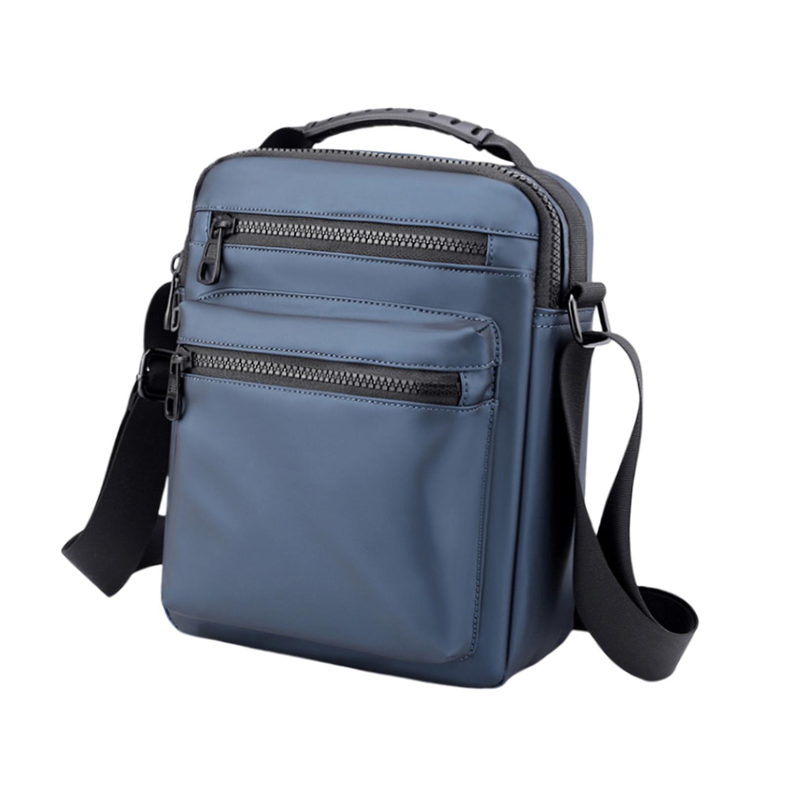 Men's Bag Shoulder Bags Gift for Family Friends Zipper Birthday Party Utility Cross Body Bag Satchel Bag for Traveling Work Hiking