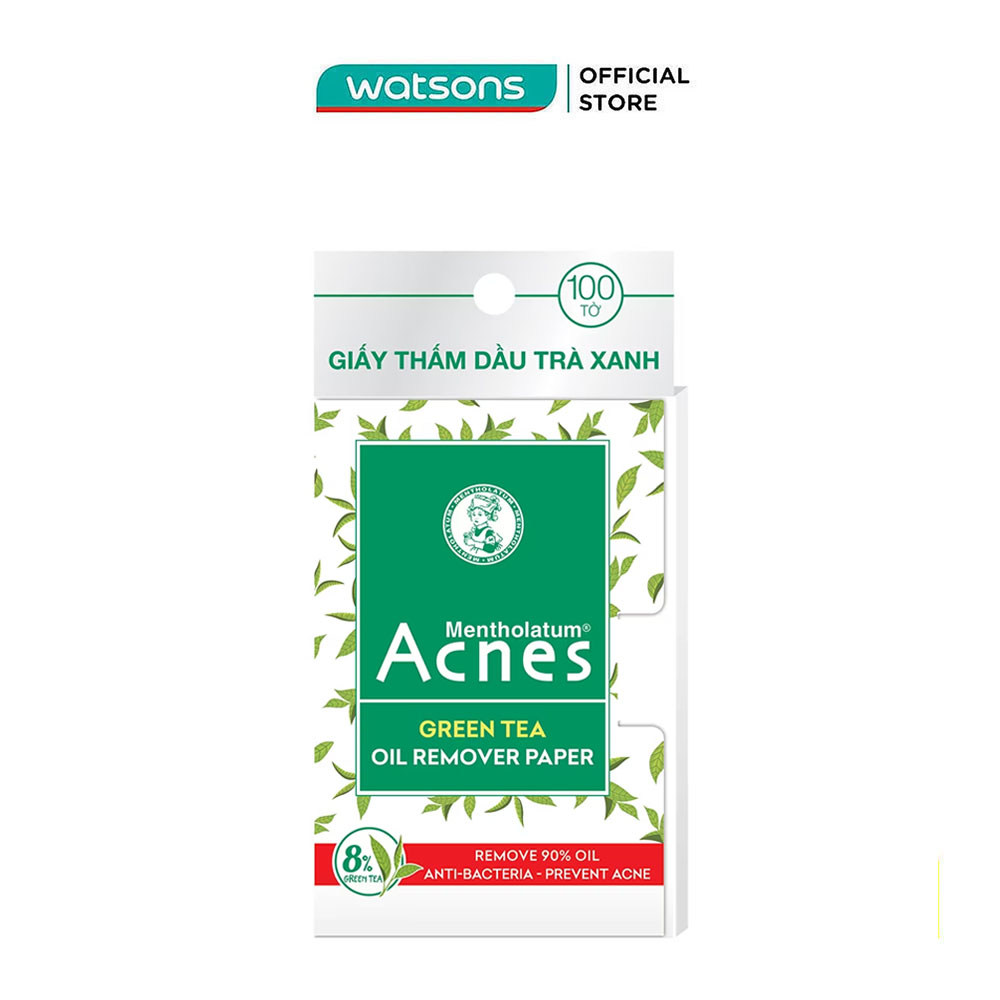 Giấy Thấm Dầu Acnes Trà Xanh 100 Tờ