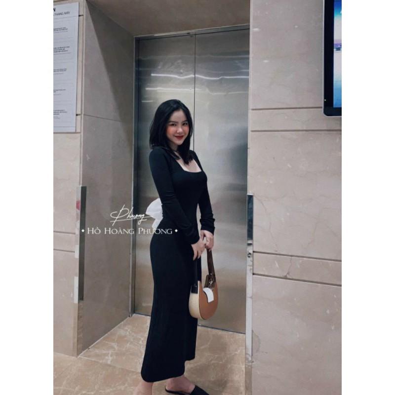 Đầm ĐEN THẮT NƠ LƯNG XINH XẮN