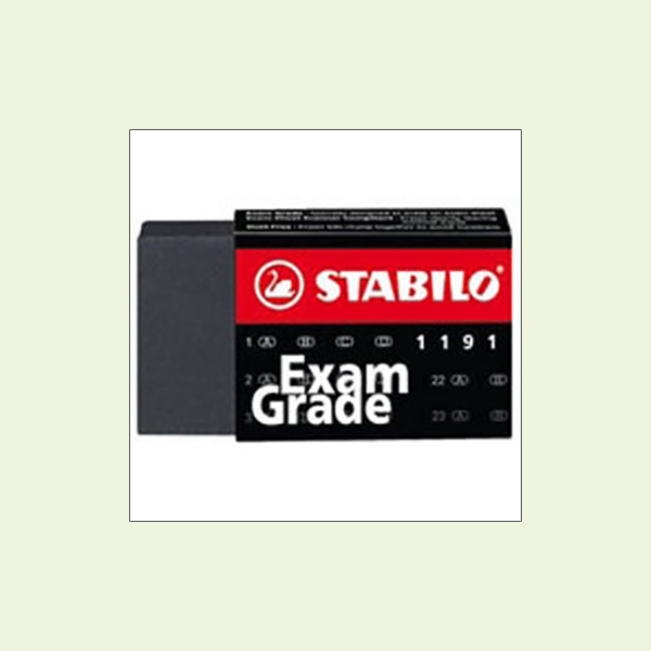 Bộ 2 Gôm STABILO ER191S-Exam Grade Đen Mini