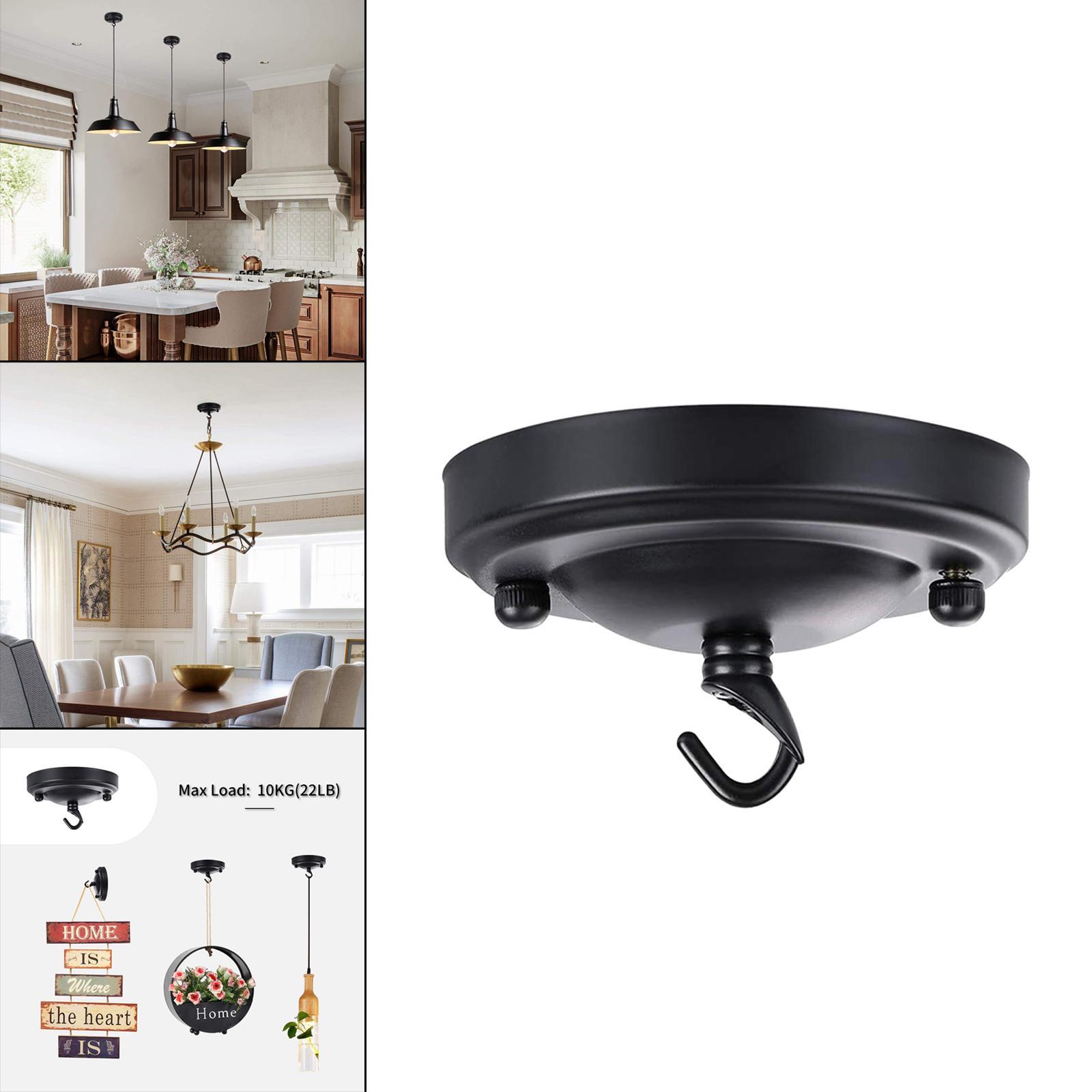 Ceiling Light Canopy Metal Ceiling Hook Plate Holder Easily Install