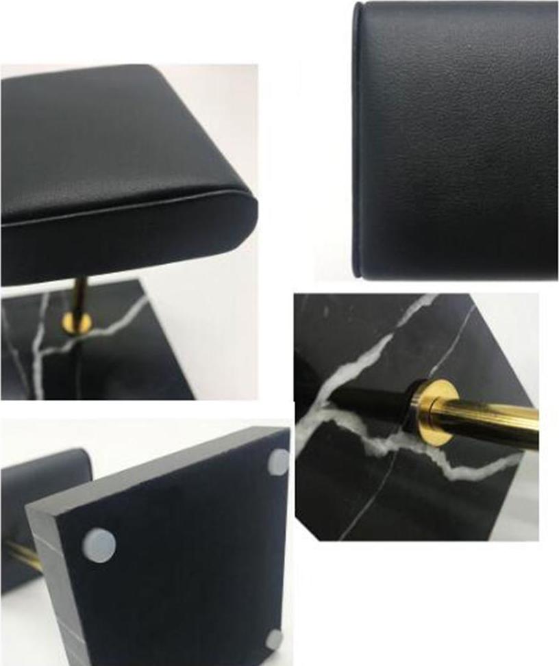 Marble & PU Watch Holder Stand For Display
