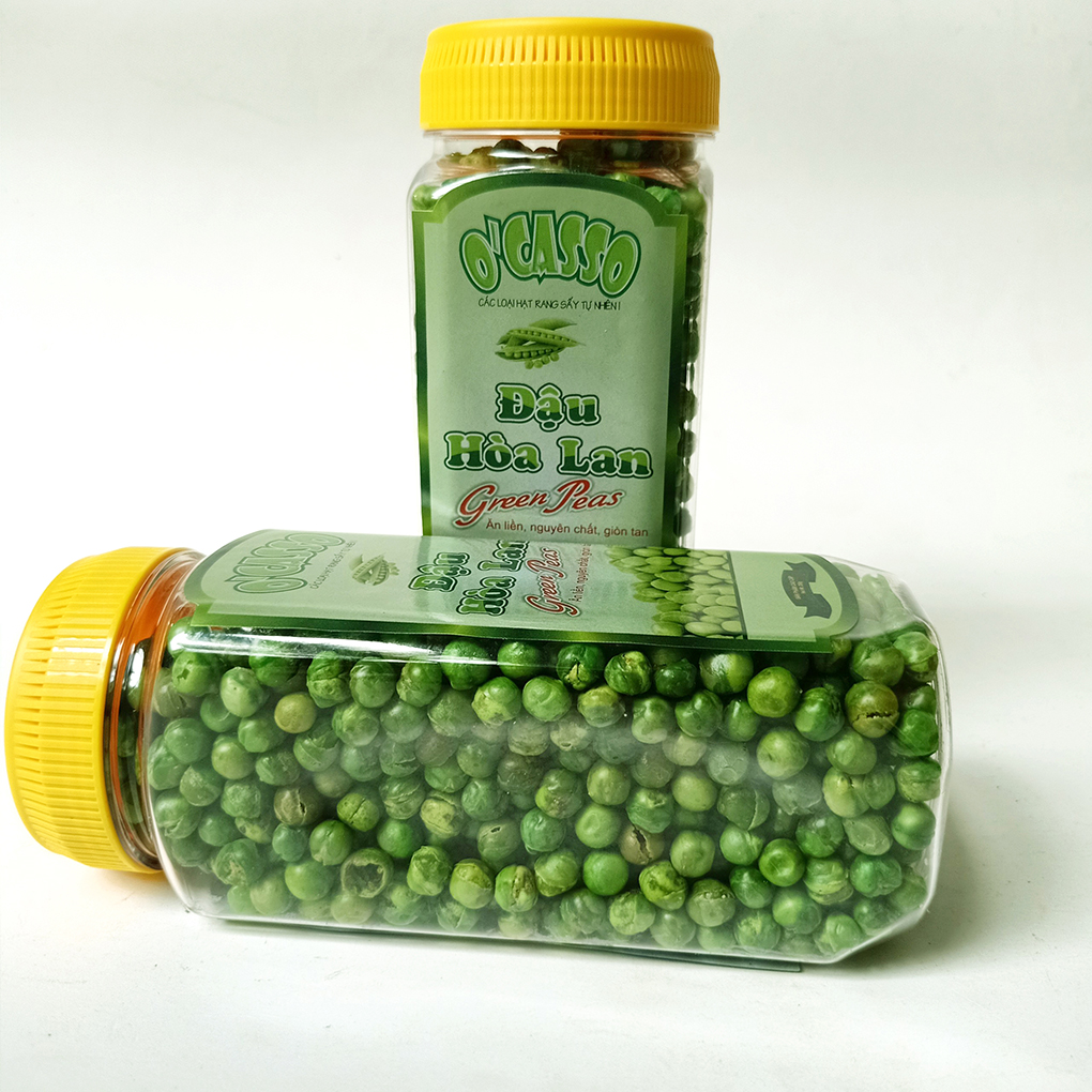 Combo 2 Hộp Đậu Hòa Lan Sấy Giòn Vị Muối O'Casso 275g