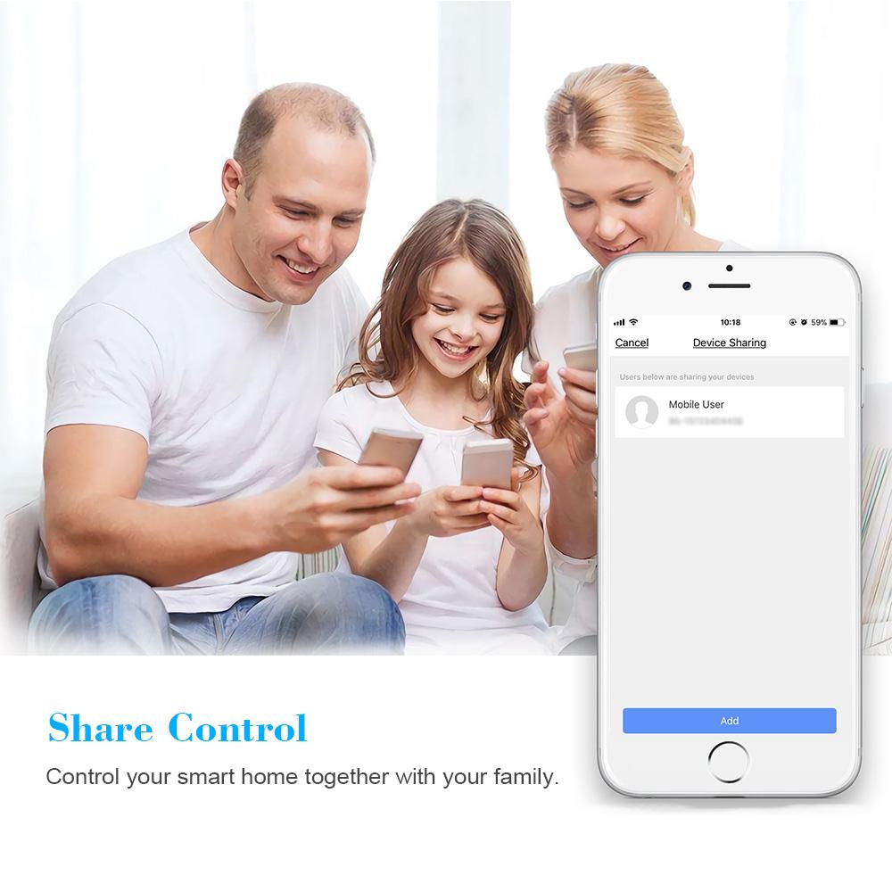 3PCS Wireless WIFI Smart Plug US Outlet WI-FI Socket Charging Adapter Smart Home Power Plug Remote Control Via Phone App Smart Timer Compatible with for Amazon Alexa and for Google Home/Nest IFTTT For TP-Link