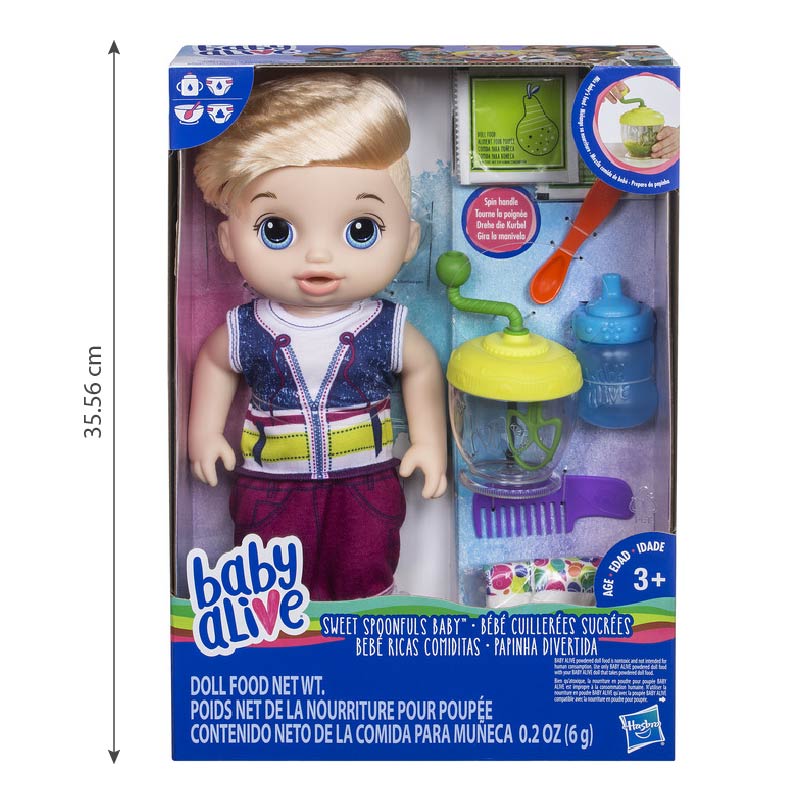 Bộ đồ chơi búp bê bé cưng ăn dặm Peter Baby Alive