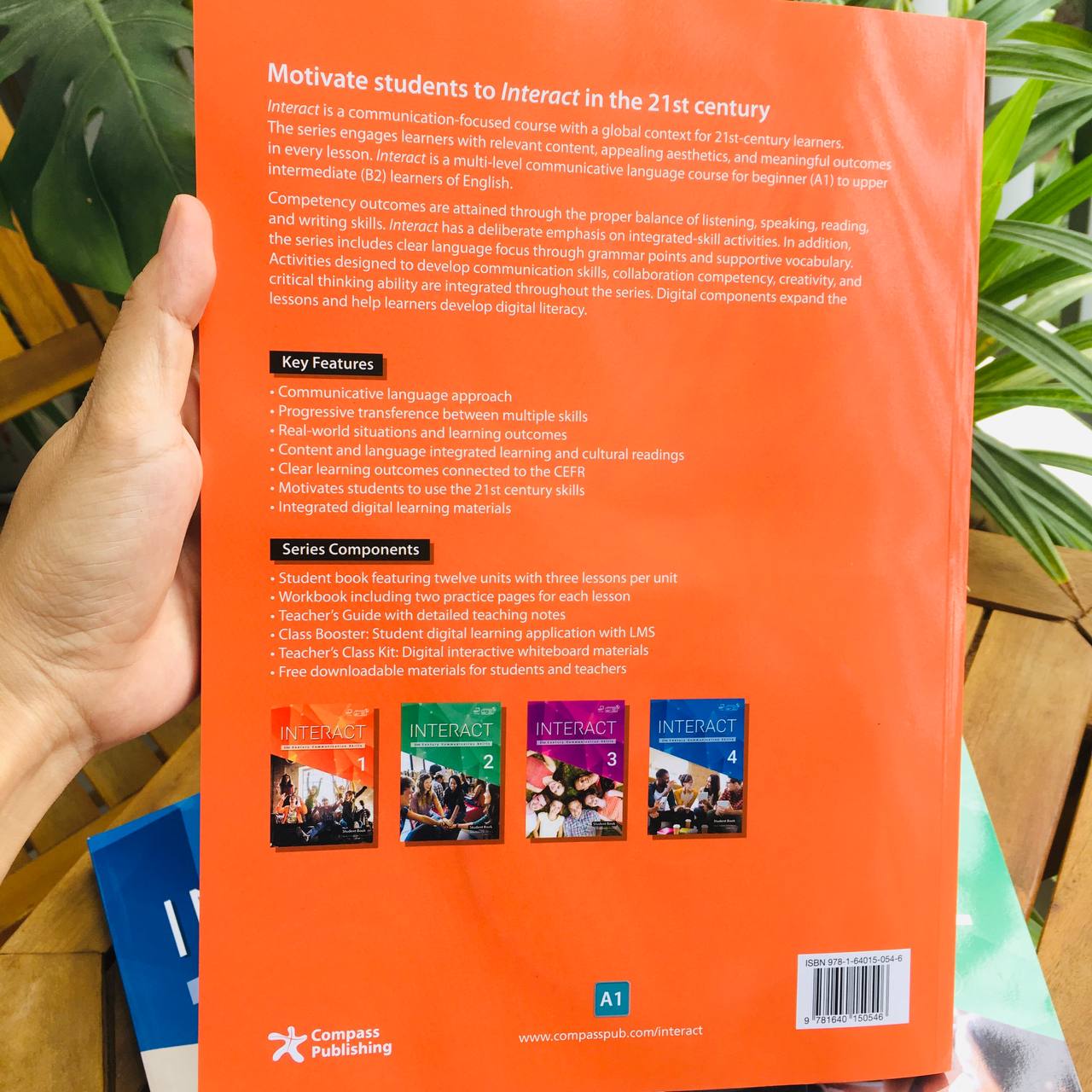 Interact Student Book (communication skills) - Sách học tiếng Anh giao tiếp có app học và nghe audio online - Compass Publishing