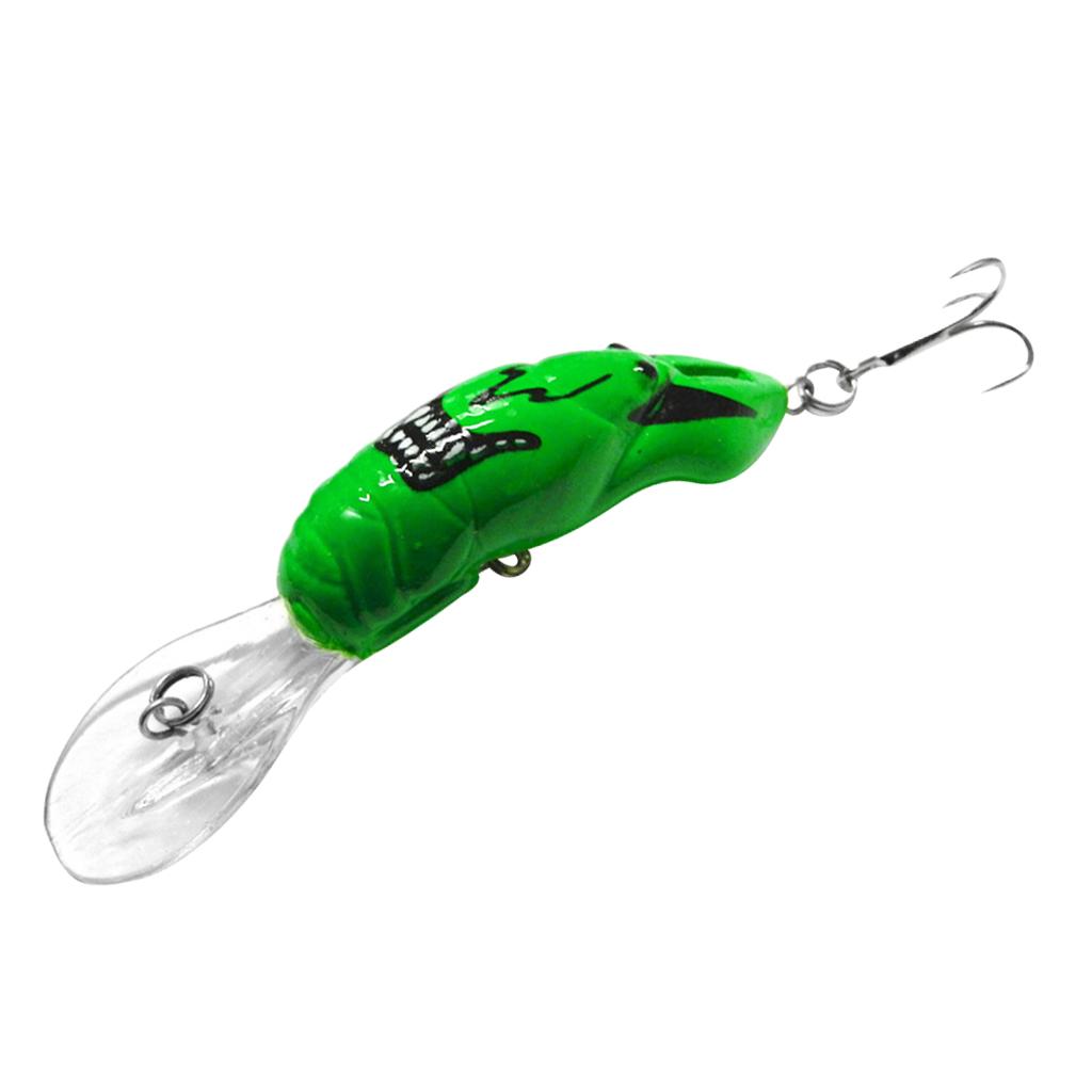 3D Hard Plastic Crankbait 8.5cm/8.2g Minnow Fishing Lure Hook Baits