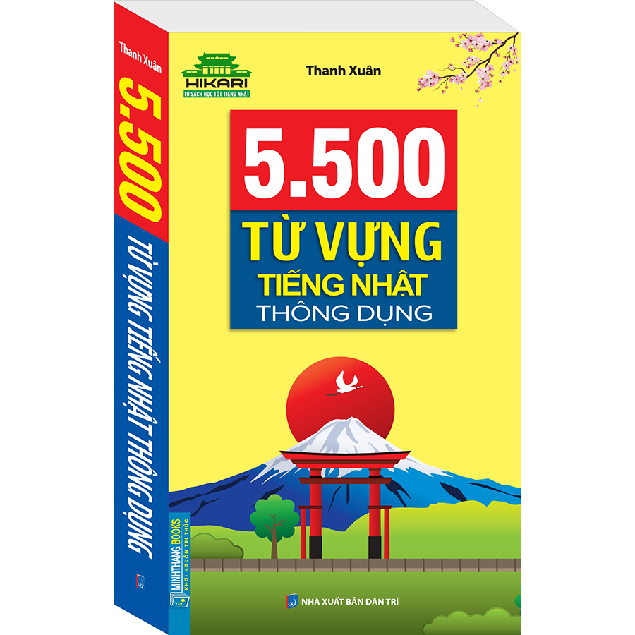 5500 Từ Vựng Tiếng Nhật Thông Dụng